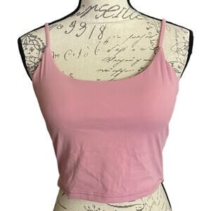 Yoga Pink Fitness Gym Tank Bra Size Large NWOT